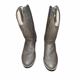 Durango Kids Western Boots Size 1  Distressed Cowboy Boots